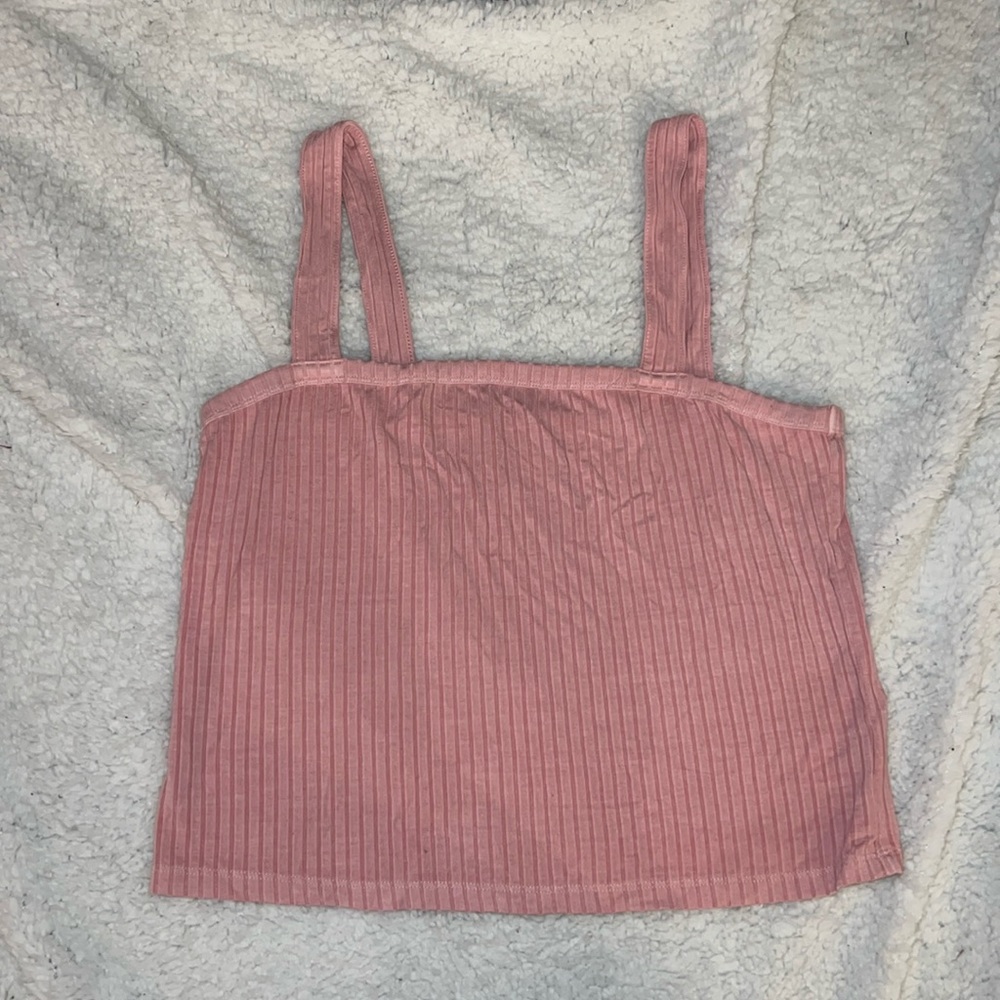 Pink American Eagle Crop Top